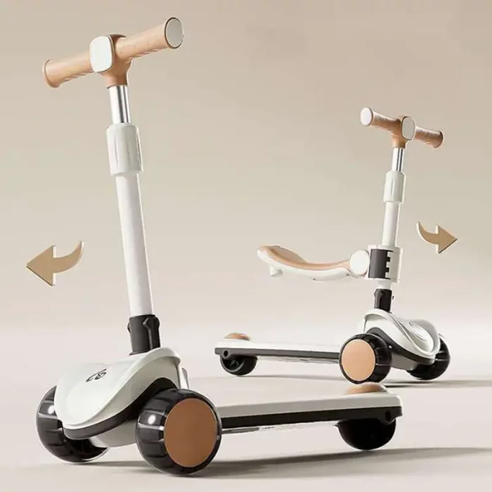 اسکوتر کودک چراغدار رنگ قهوه ای کد 6937149