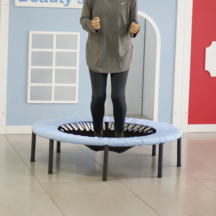 ترامپولین جامپینگ کودک کشی قطر 120 سانتی متر رنگ آبی مشکی کد 4061758