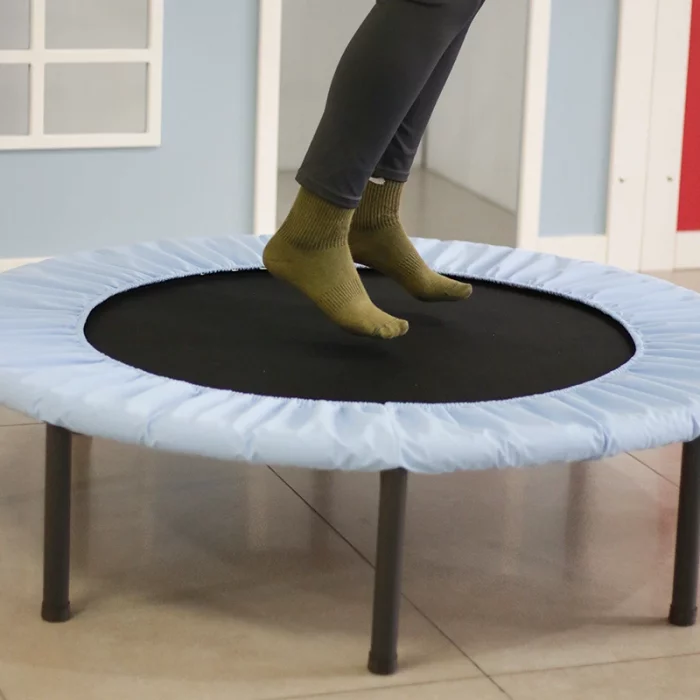 ترامپولین جامپینگ کودک کشی قطر 120 سانتی متر رنگ آبی مشکی کد 4061758