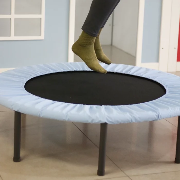 ترامپولین جامپینگ کودک کشی قطر 120 سانتی متر رنگ آبی مشکی کد 4061758