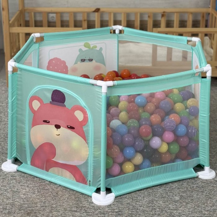 استخر توپ بازی پارچه ای 65 سانتی رنگ سبز کد 1138