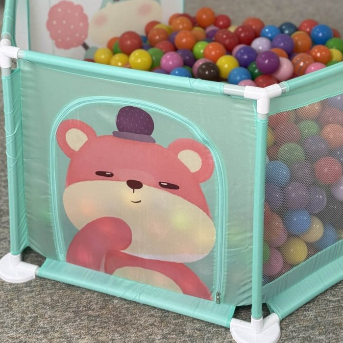 استخر توپ بازی پارچه ای 65 سانتی رنگ سبز کد 1138