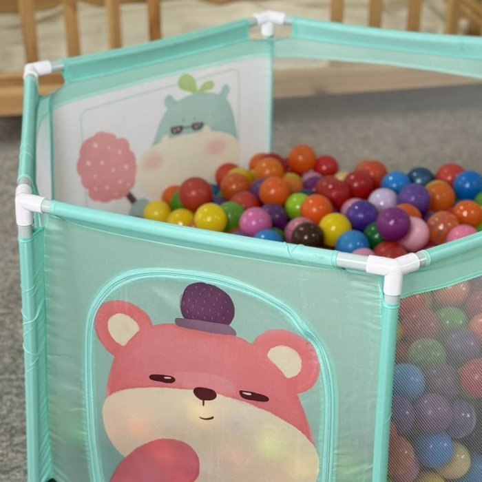 استخر توپ بازی پارچه ای 65 سانتی رنگ سبز کد 1138