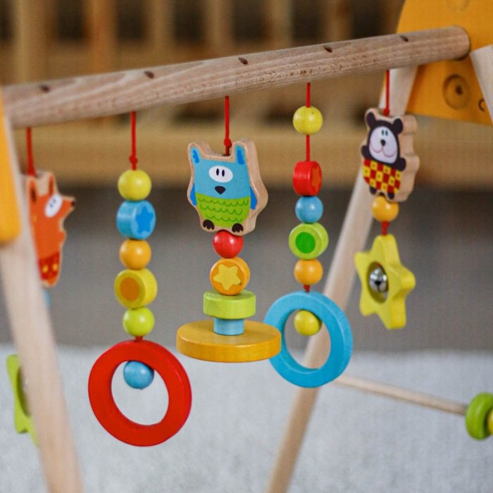 پلی جیم چوبی کودک کد 1524