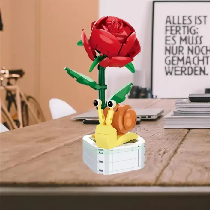 اسباب بازی لگو گل و حشرات مدل حلزون کد 103F1