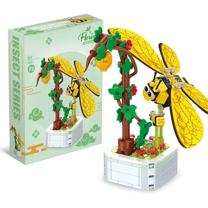 اسباب بازی لگو گل و حشرات مدل زنبور کد 103F2