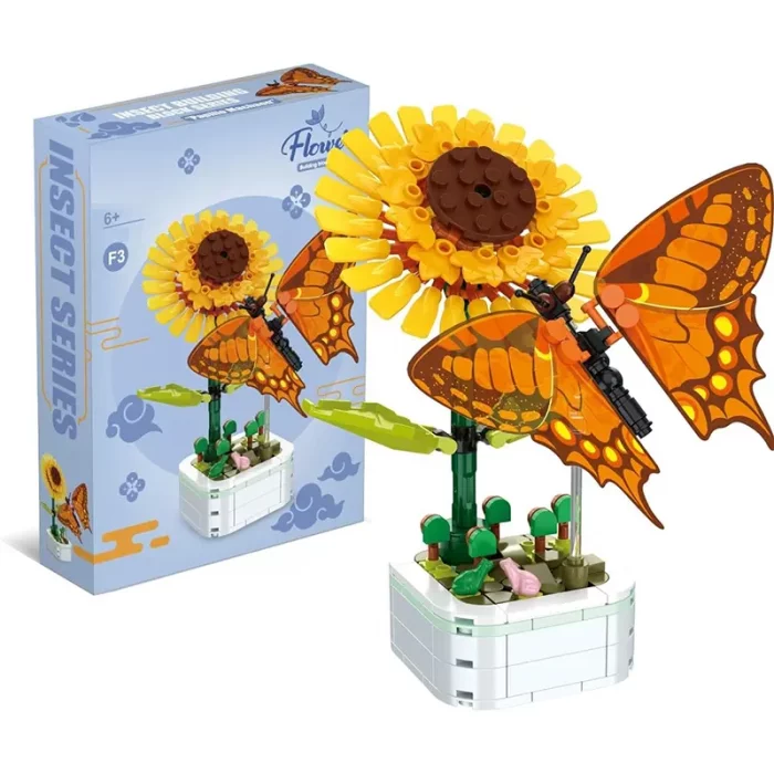 اسباب بازی لگو گل و حشرات مدل پاپلی کد 103F3