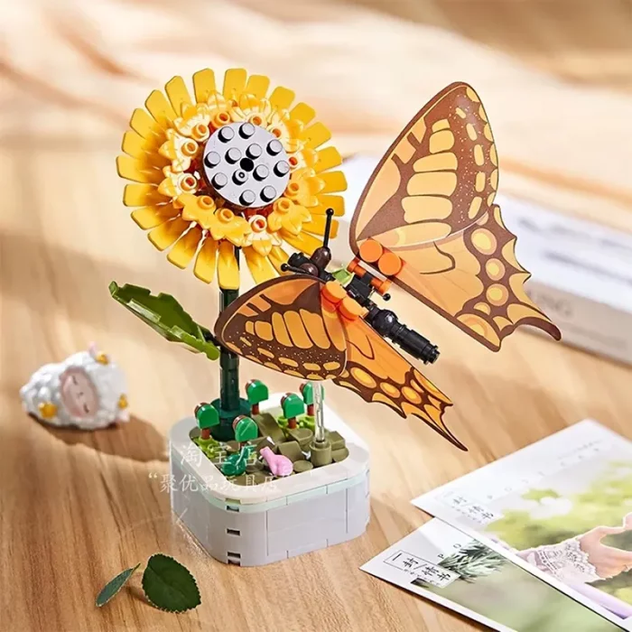 اسباب بازی لگو گل و حشرات مدل پاپلی کد 103F3
