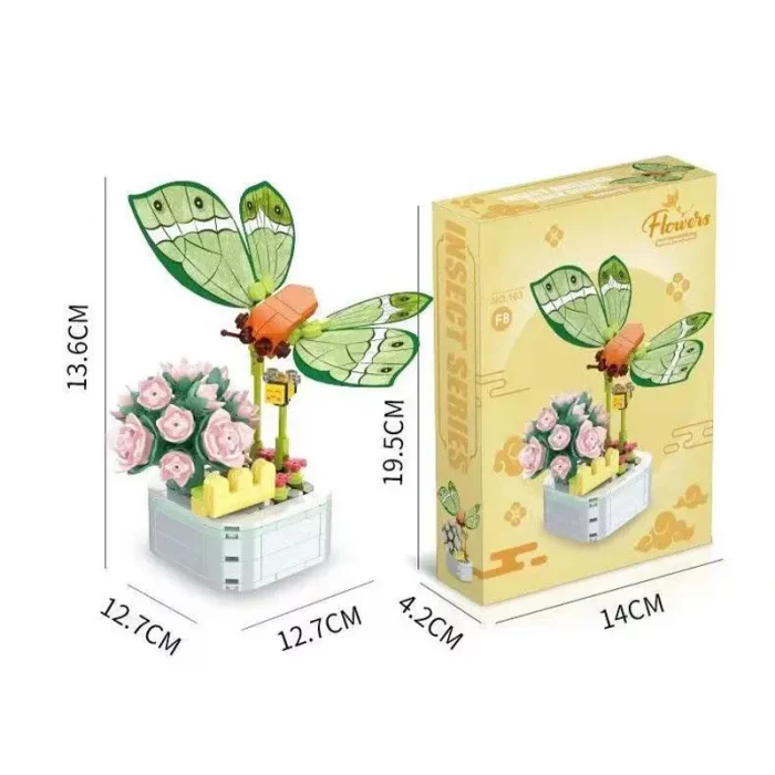 اسباب بازی لگو گل و حشرات مدل پروانه کد 103F8