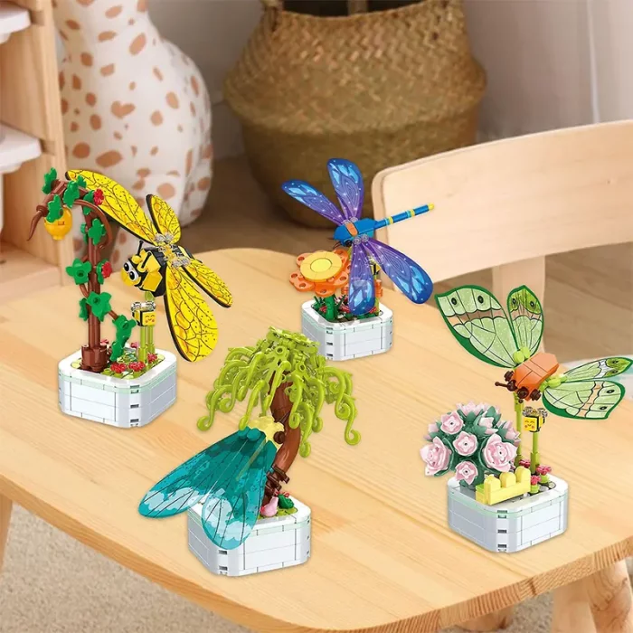 اسباب بازی لگو گل و حشرات مدل پروانه کد 103F8