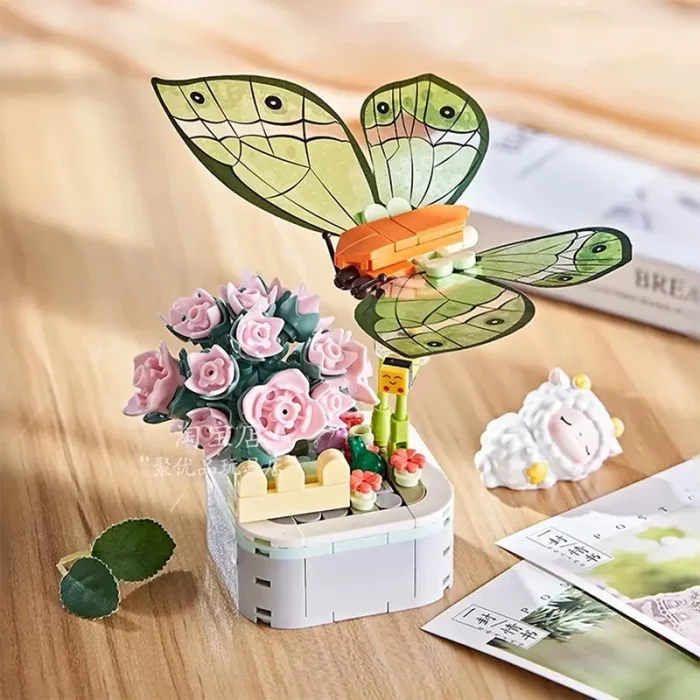 اسباب بازی لگو گل و حشرات مدل پروانه کد 103F8