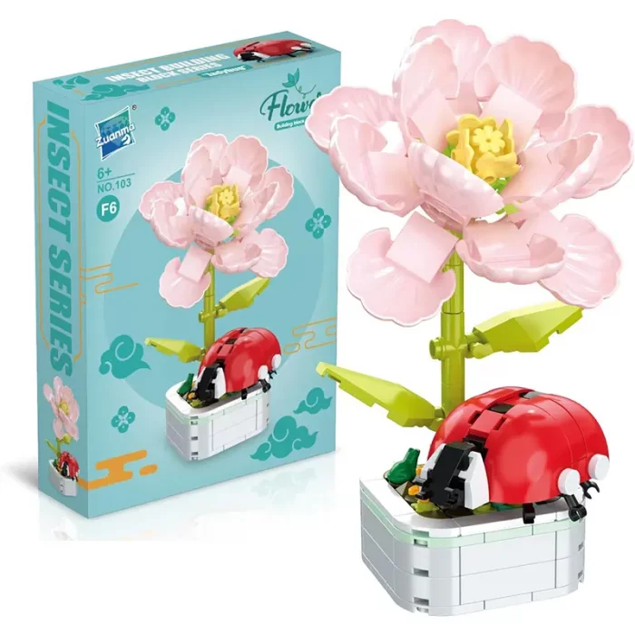 اسباب بازی لگو گل و حشرات مدل کفشدوزک کد 103F6