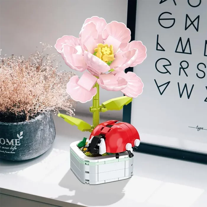 اسباب بازی لگو گل و حشرات مدل کفشدوزک کد 103F6