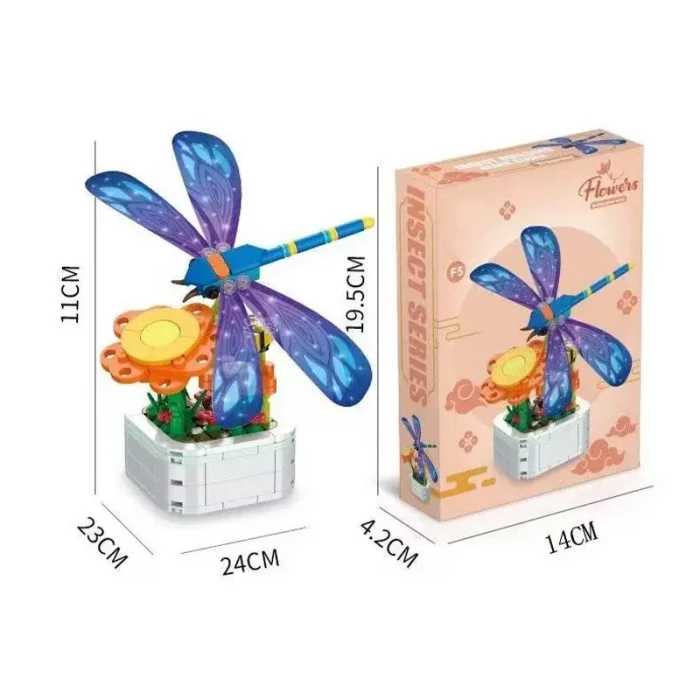 اسباب بازی لگو گل و حشرات مدل سنجاقک کد 103F5