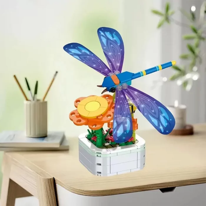اسباب بازی لگو گل و حشرات مدل سنجاقک کد 103F5