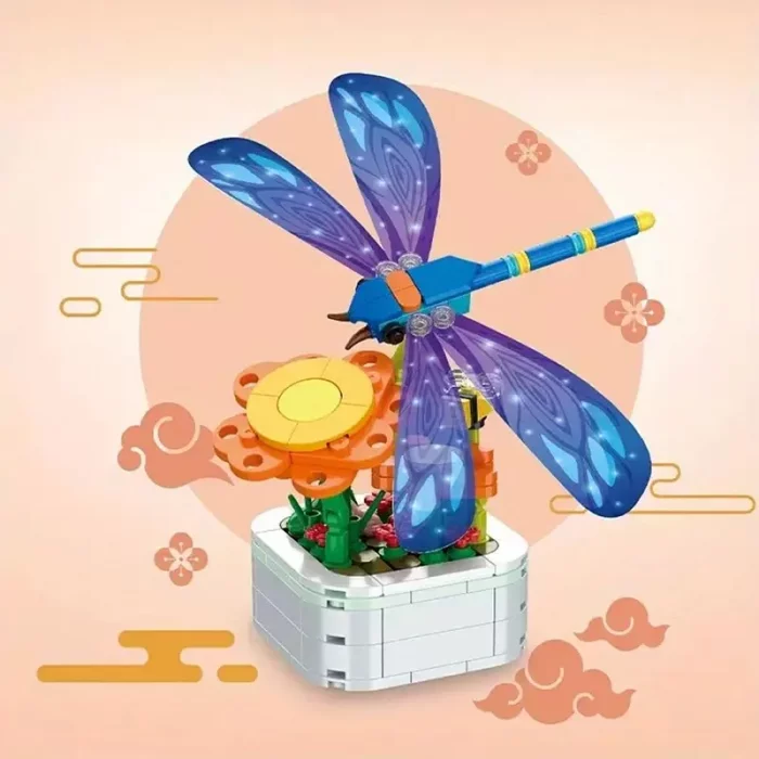 اسباب بازی لگو گل و حشرات مدل سنجاقک کد 103F5