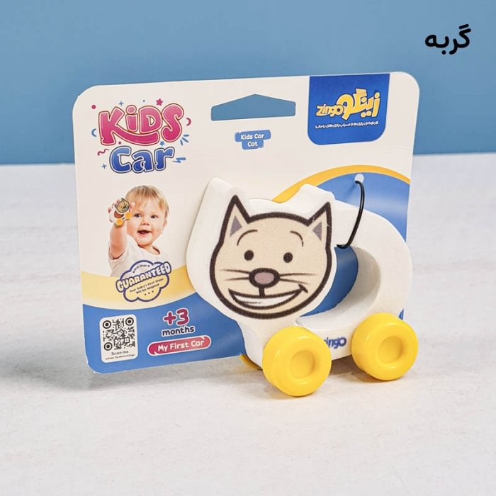 اسباب بازی ماشین فومی طرح حیوانات کد 902232