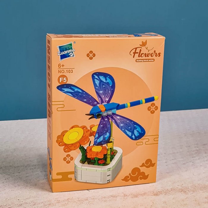 اسباب بازی لگو گل و حشرات مدل سنجاقک کد 103F5