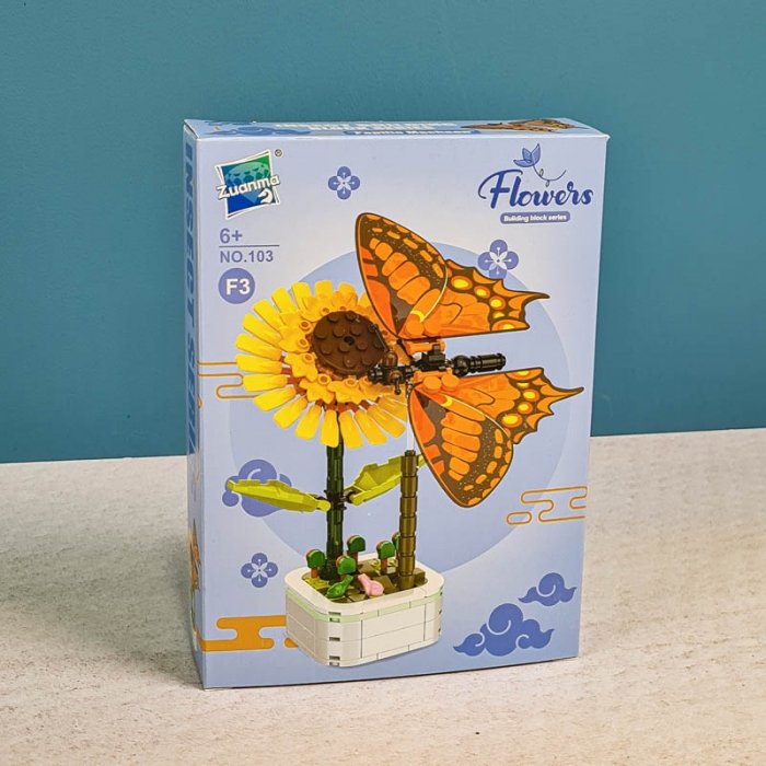 اسباب بازی لگو گل و حشرات مدل پاپلی کد 103F3