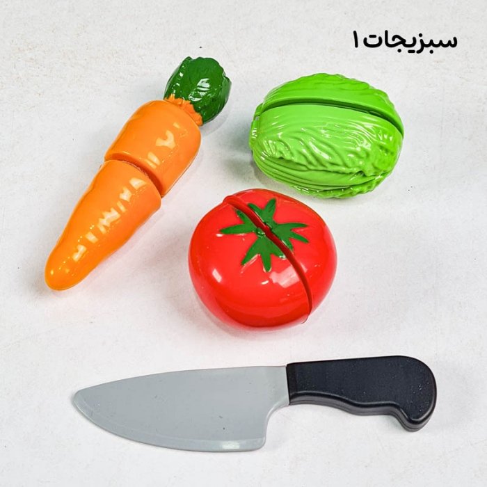 اسباب بازی ست برش میوه کد 9018