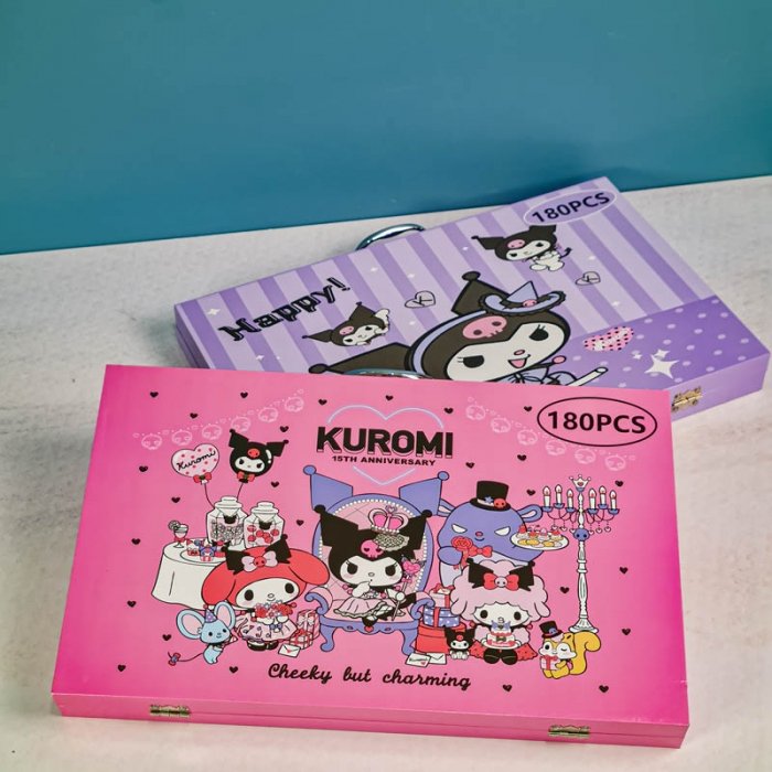 کیف ست نقاشی 180 تکه مدل کرومی کد 344561