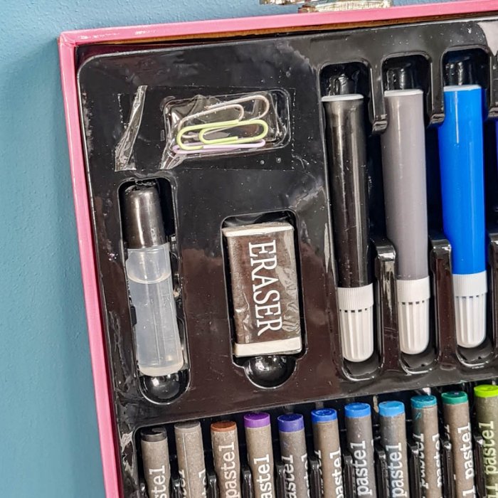 کیف ست نقاشی 180 تکه مدل کرومی کد 344561