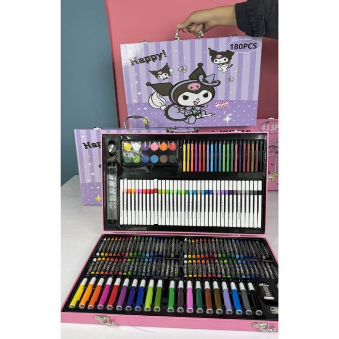 کیف ست نقاشی 180 تکه مدل کرومی کد 344561