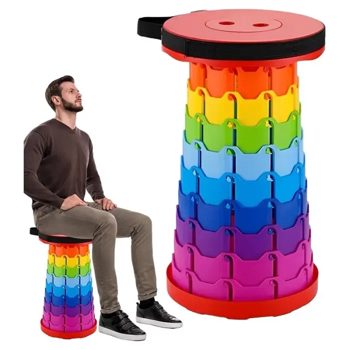 صندلی تاشو رنگین کمانی کد 976A2