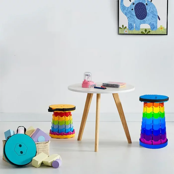 صندلی تاشو رنگین کمانی کد 976A2