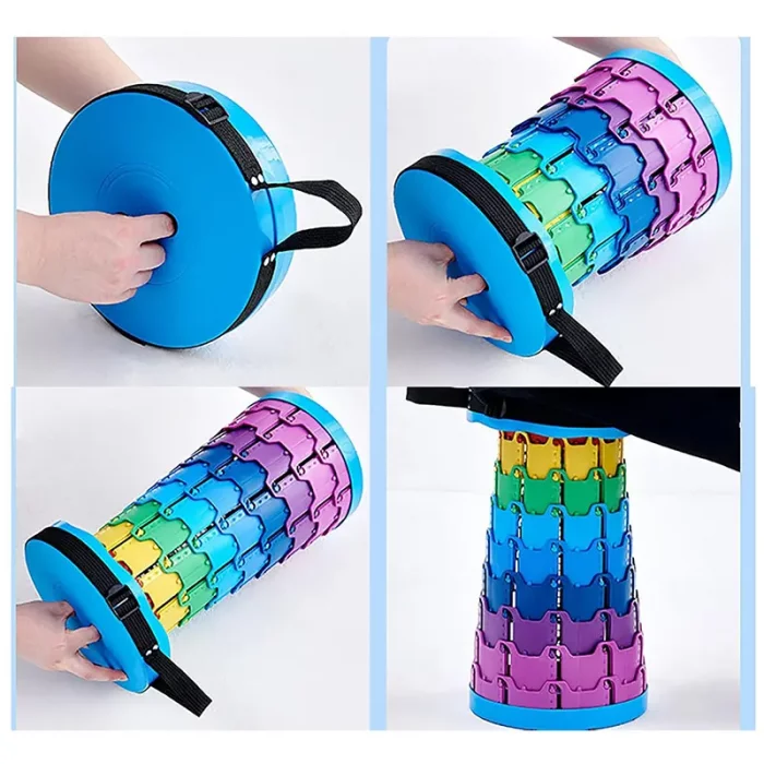 صندلی تاشو رنگین کمانی کد 976A2