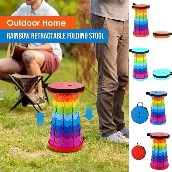 صندلی تاشو رنگین کمانی کد 976A2