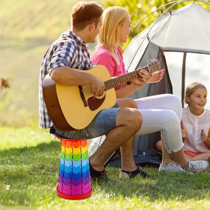 صندلی تاشو رنگین کمانی کد 976A2