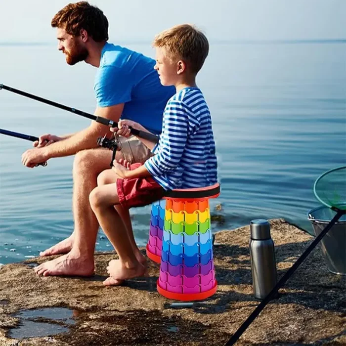 صندلی تاشو رنگین کمانی کد 976A2