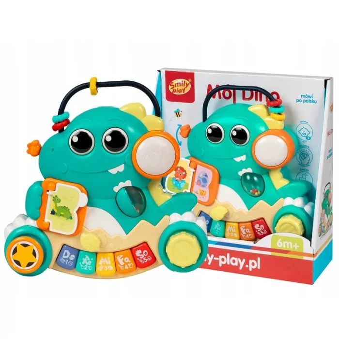 اسباب بازی پیانو موزیکال هولی تویز Huile Toys طرح دایناسور کد HE8976