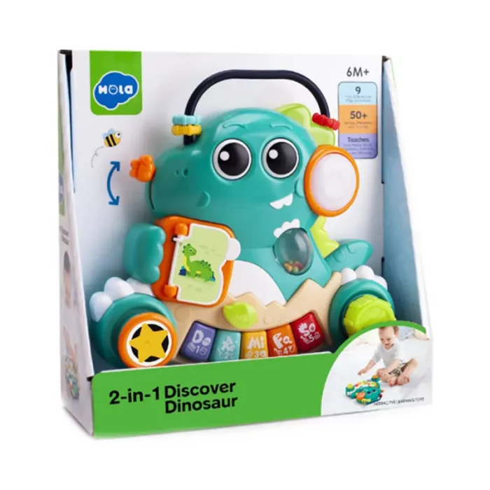 اسباب بازی پیانو موزیکال هولی تویز Huile Toys طرح دایناسور کد HE8976