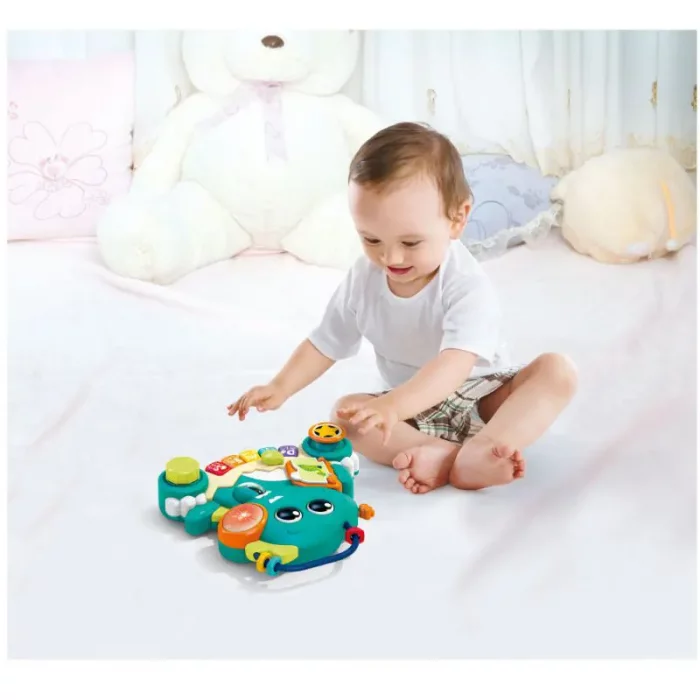 اسباب بازی پیانو موزیکال هولی تویز Huile Toys طرح دایناسور کد HE8976