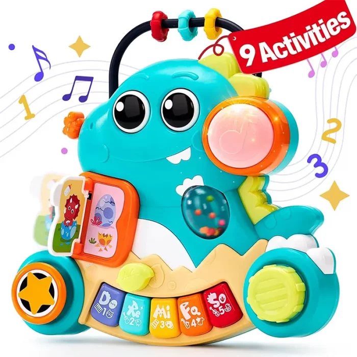 اسباب بازی پیانو موزیکال هولی تویز Huile Toys طرح دایناسور کد HE8976