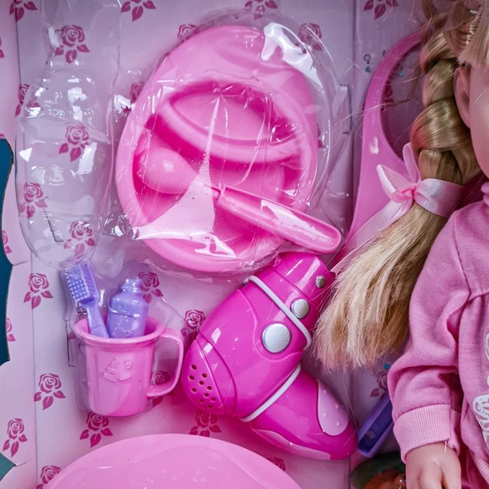 عروسک دخترانه جیشی موزیکال با لوازم کد 660054