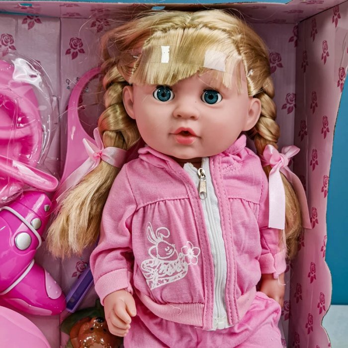 عروسک دخترانه جیشی موزیکال با لوازم کد 660054