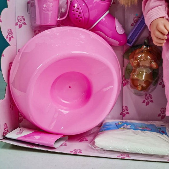 عروسک دخترانه جیشی موزیکال با لوازم کد 660054