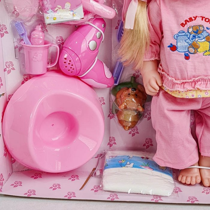 عروسک دخترانه جیشی موزیکال با لوازم کد 660056