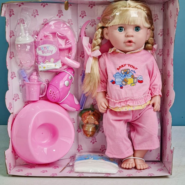 عروسک دخترانه جیشی موزیکال با لوازم کد 660056