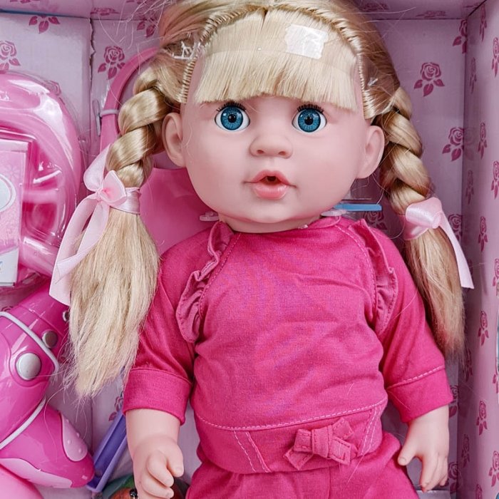 عروسک دخترانه جیشی موزیکال با لوازم کد 6600521