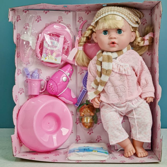 عروسک دخترانه جیشی موزیکال با لوازم کد 6600537