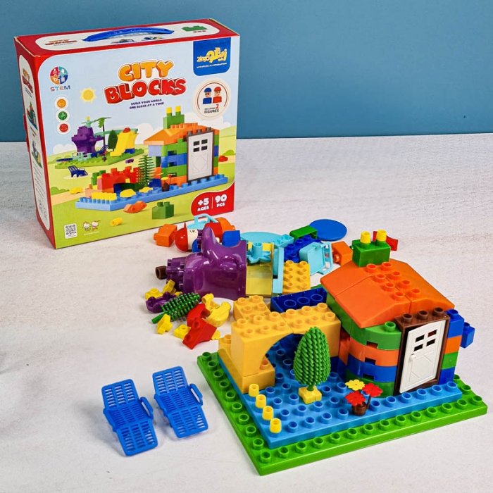 لگو دوپلو 90 قطعه مدل شهرک کد 902607