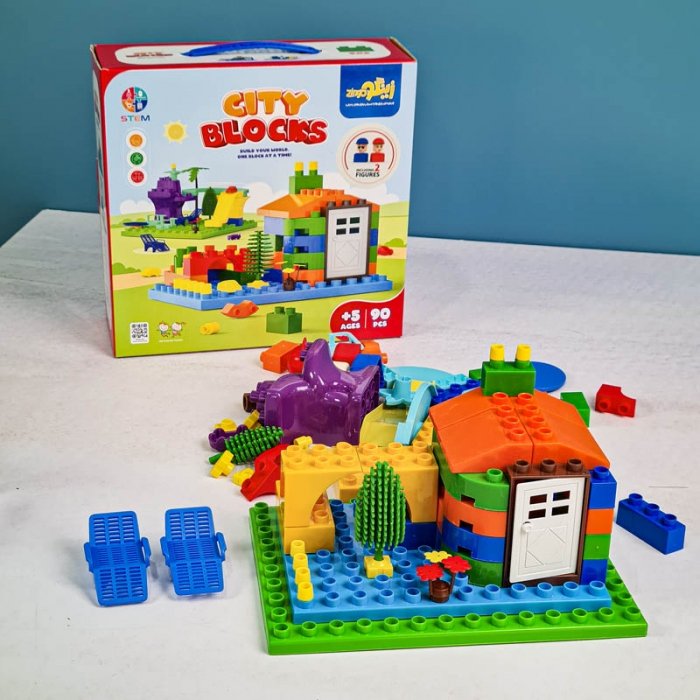 لگو دوپلو 90 قطعه مدل شهرک کد 902607