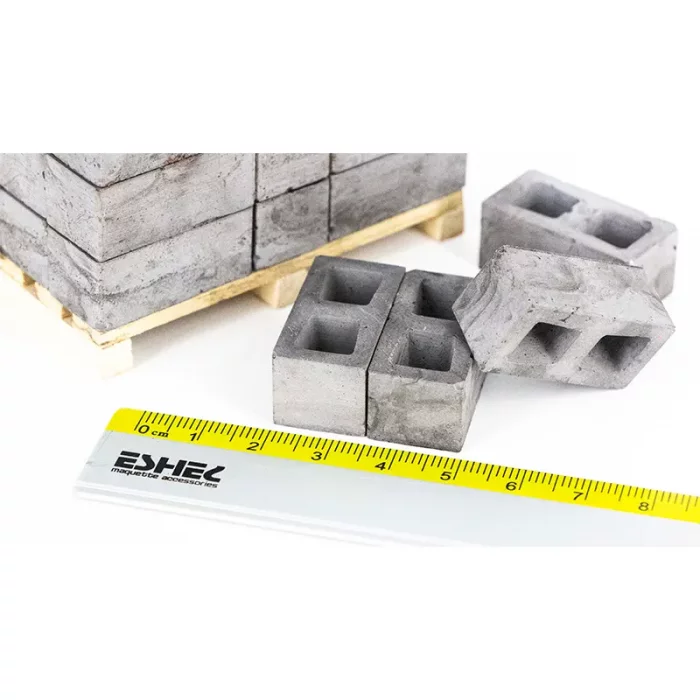 بلوک سیمانی فله ای 100 قطعه ای اشل طوسی ESHEL کد 092759