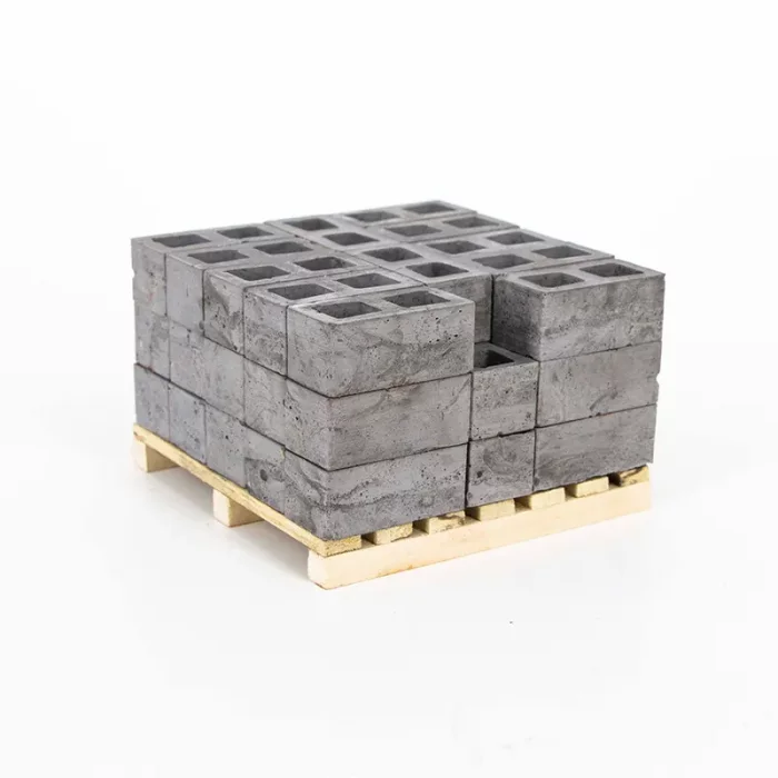 بلوک سیمانی فله ای 100 قطعه ای اشل طوسی ESHEL کد 092759