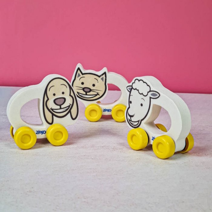 اسباب بازی ماشین فومی طرح حیوانات کد 902232