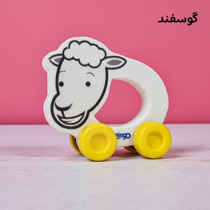 اسباب بازی ماشین فومی طرح حیوانات کد 902232